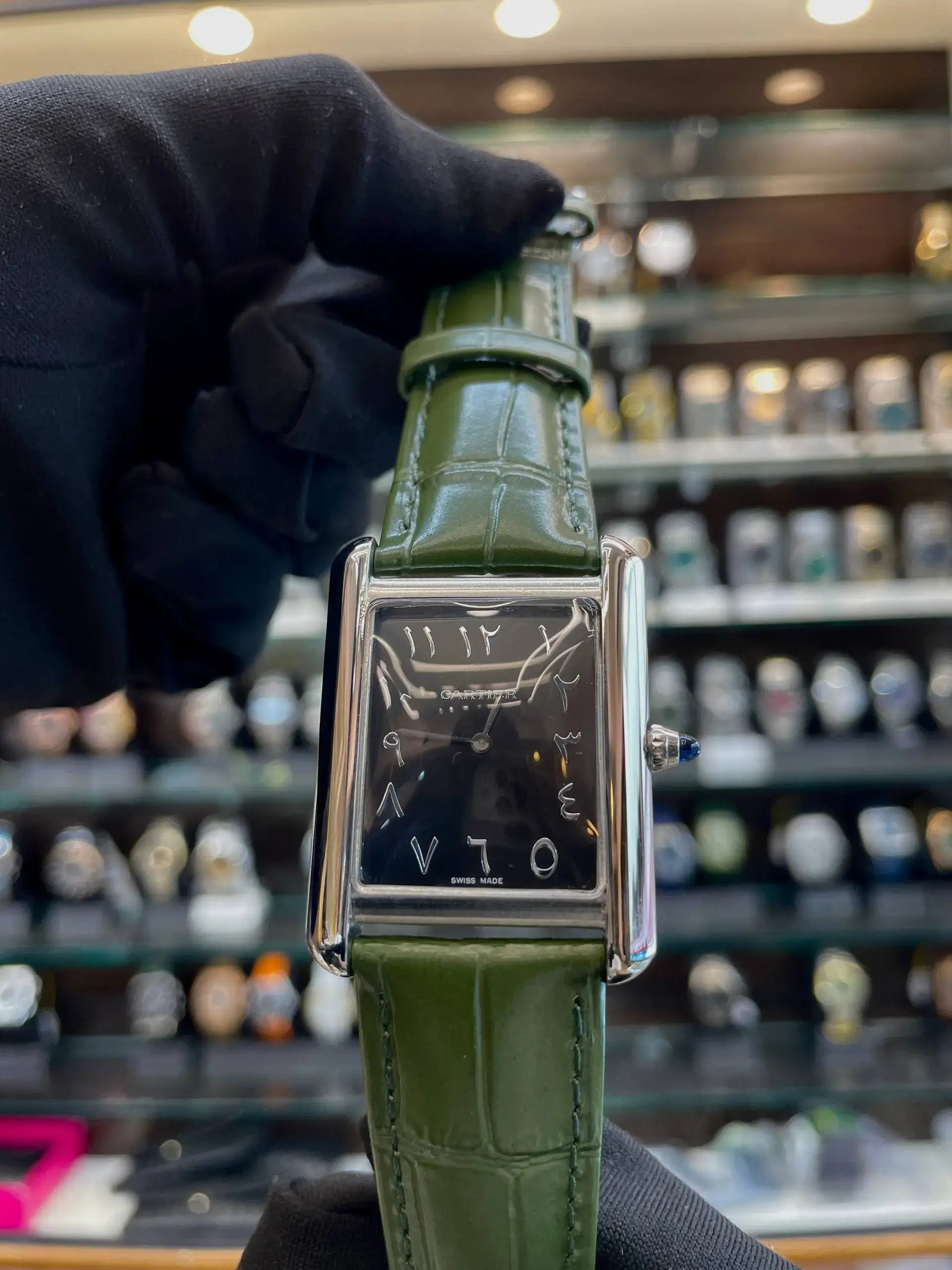Cartier tank louis now in master piece arabic dial