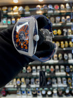 Franck muller yatching ceramic body in eta machine orange