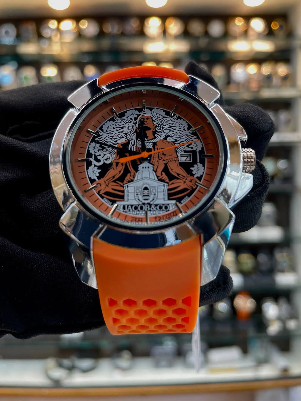 Jacob & co epic x rudra edition under budget for mens orange