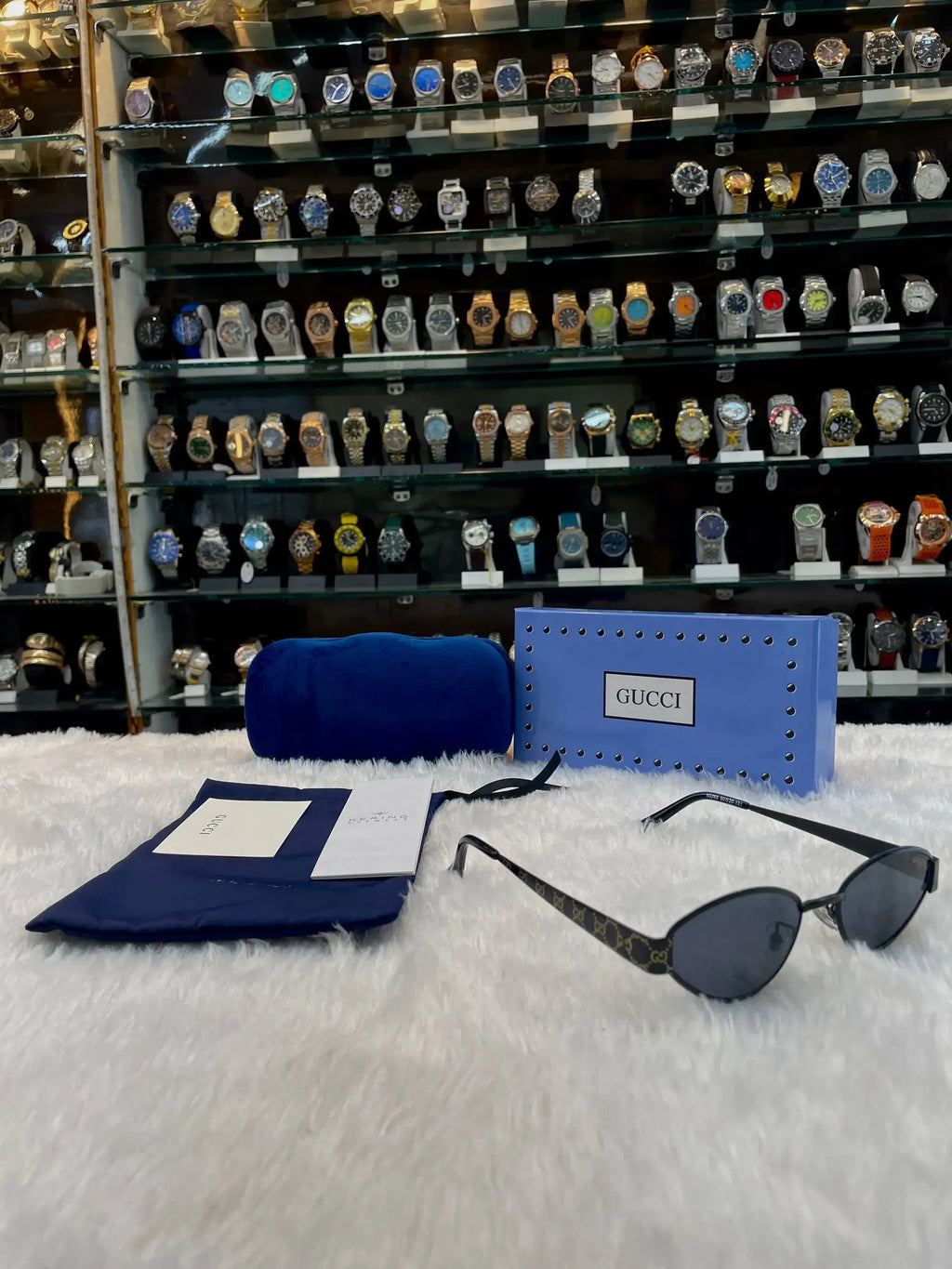 Gucci oval shape glasses in master piece for girls