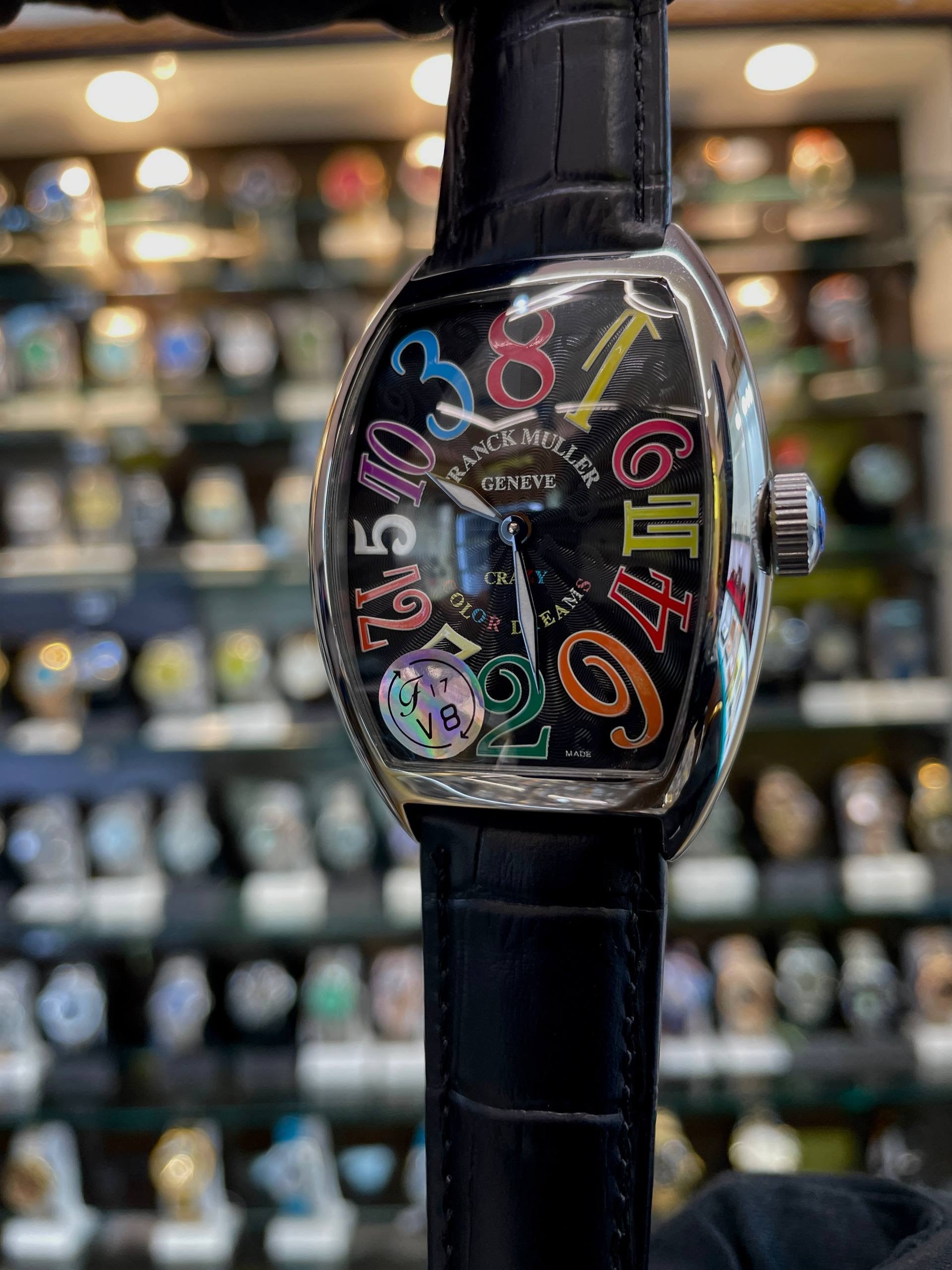 Franck muller crazy hours automatic master white dial