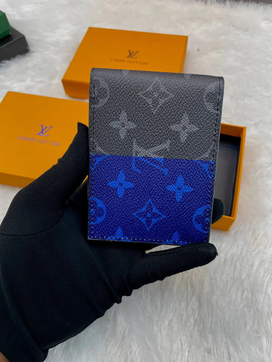 Louis vuitton (lv) limited edition monogram black & blue