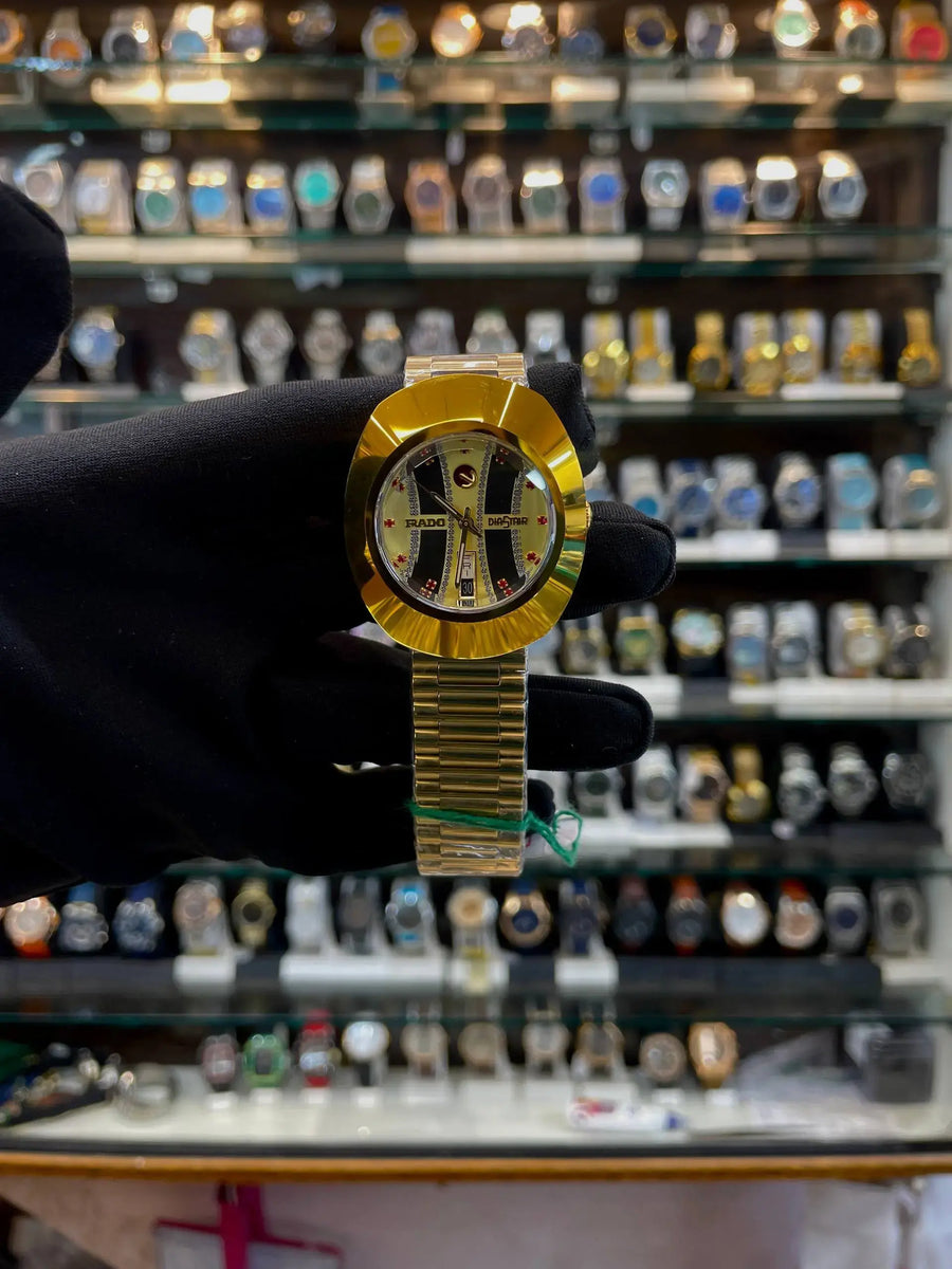 Rado diastar now in master piece new dial gold