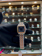 Panthere de Cartier for girls under budget 24mm black roman dial