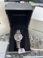 Armani girls watch og box christmas sale