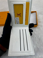 Louis vuitton (lv) premium wallet white body print