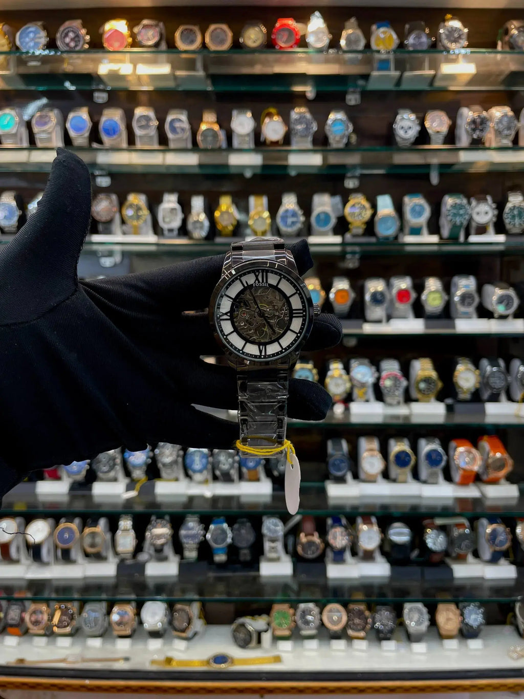 Fossil  automatic for mens in black