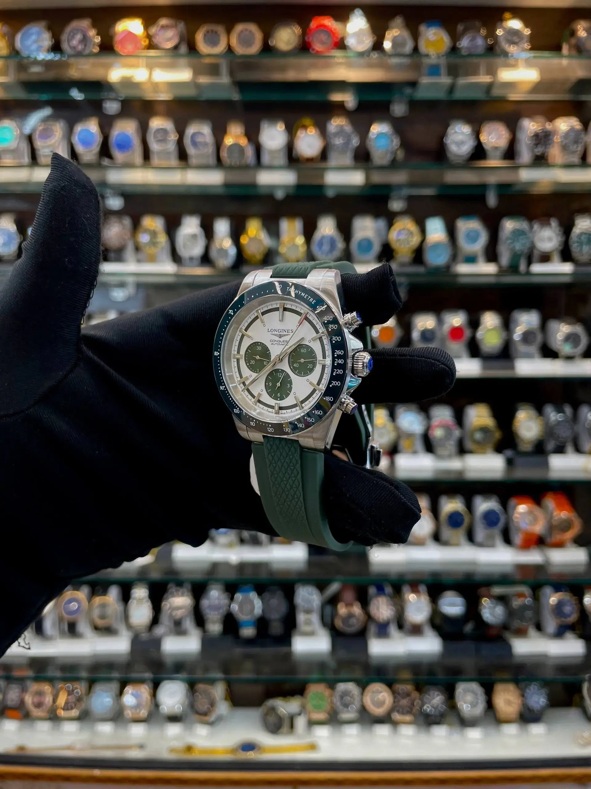 Longines conquest chronograph now in master piece