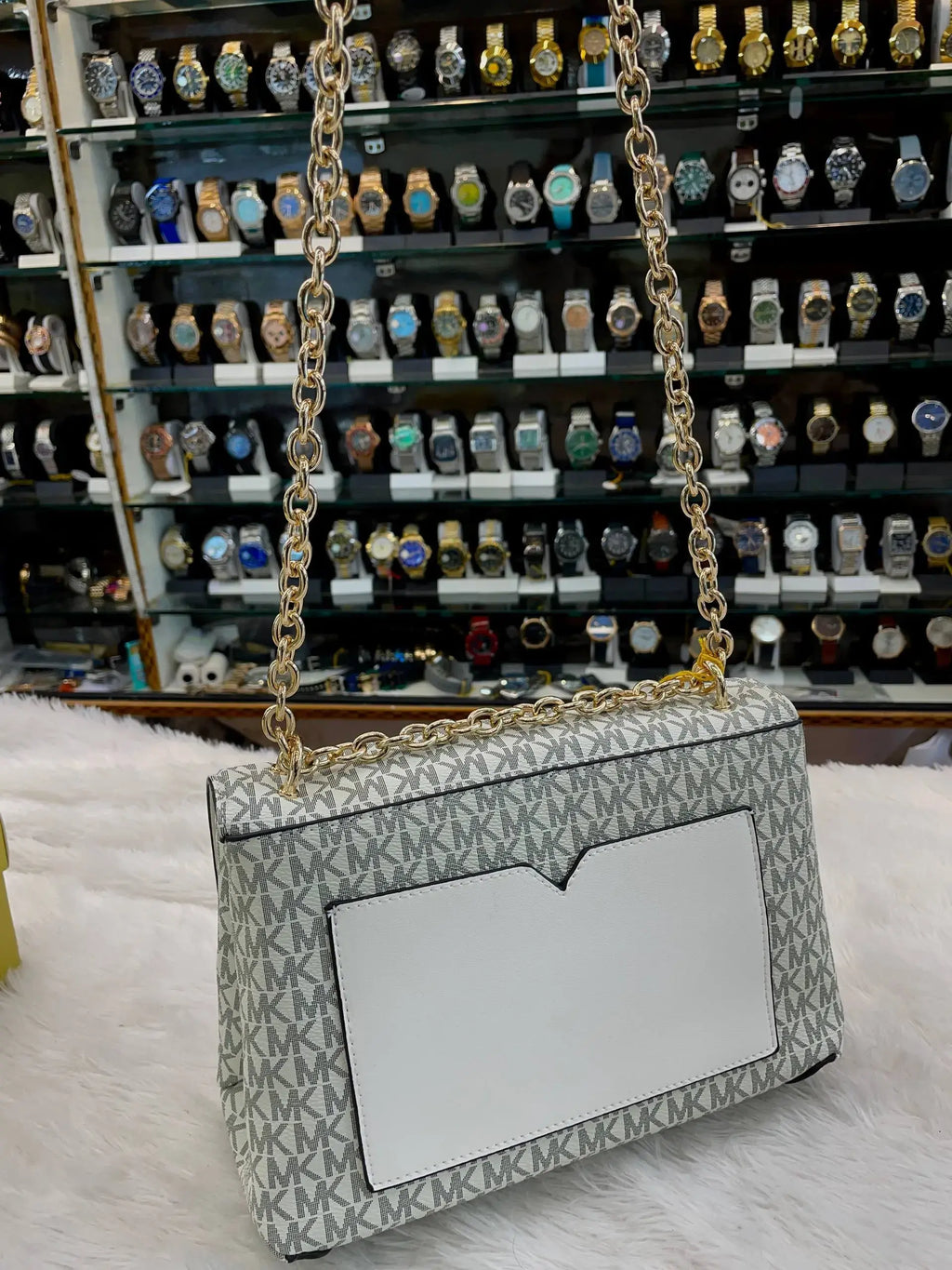 Michael Kors (MK) cece small logo shoulder bag