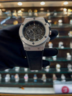 Hublot geneve big bang under budget black leather strap