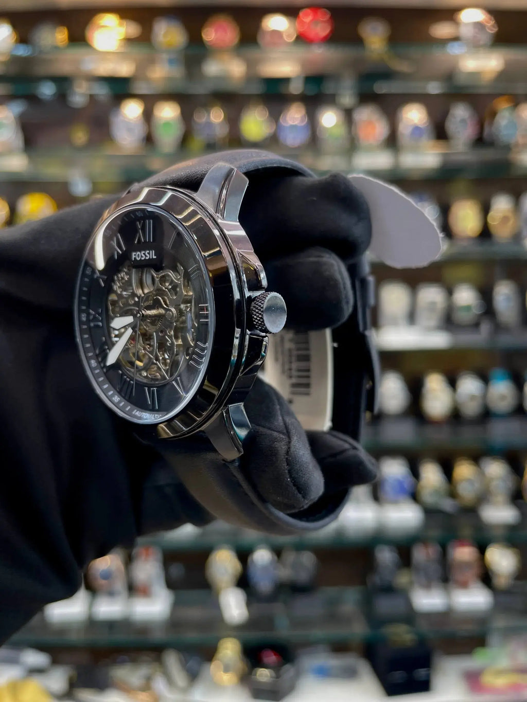 Fossil automatic now in master piece for mens full black