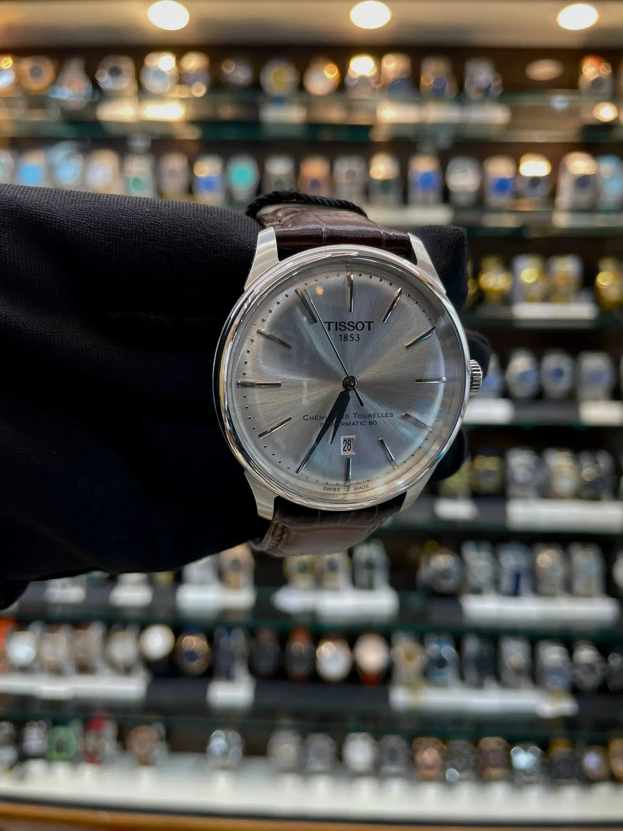 Tissot chemin des tourelles powermatic now in master piece grey dial