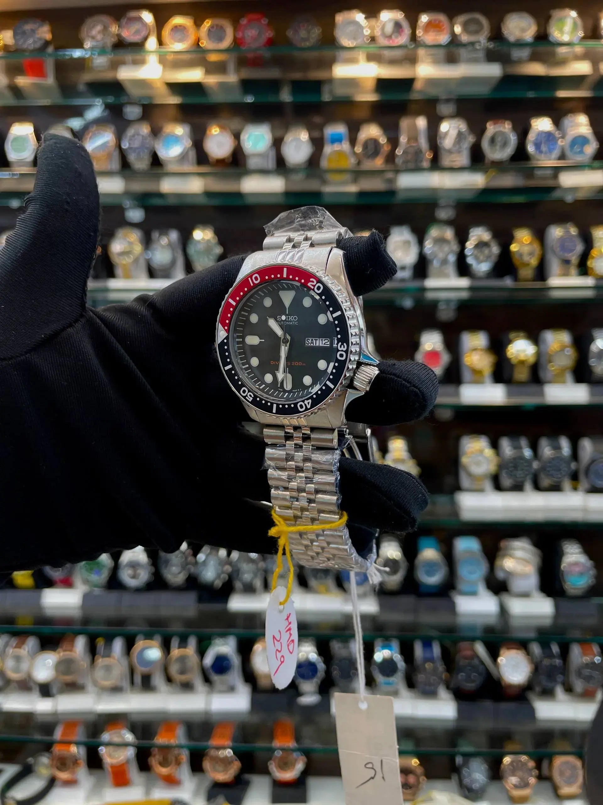 Seiko skx009k2 divers in master piece for mens