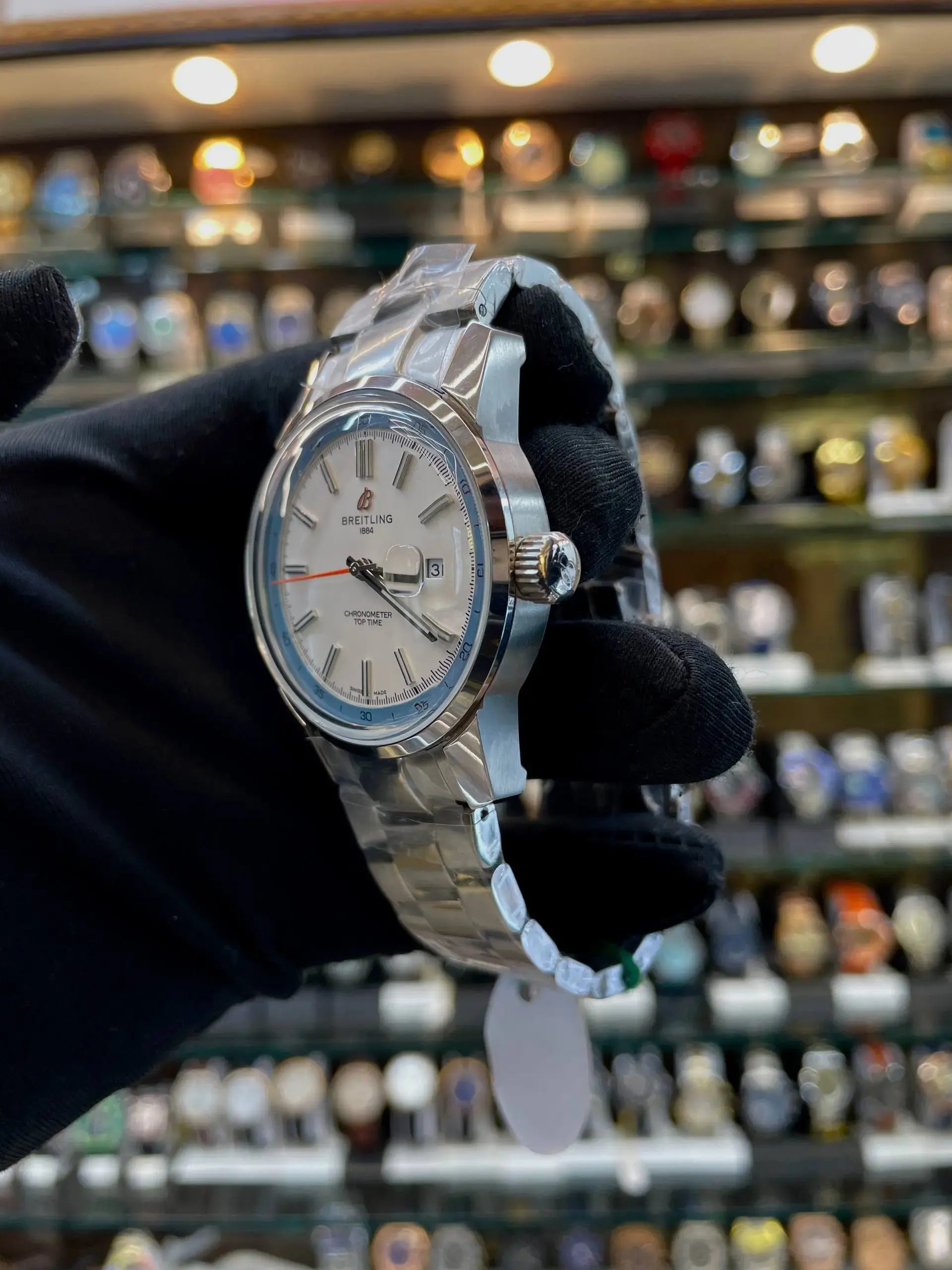 Breitling top time b31 now in master piece for mens
