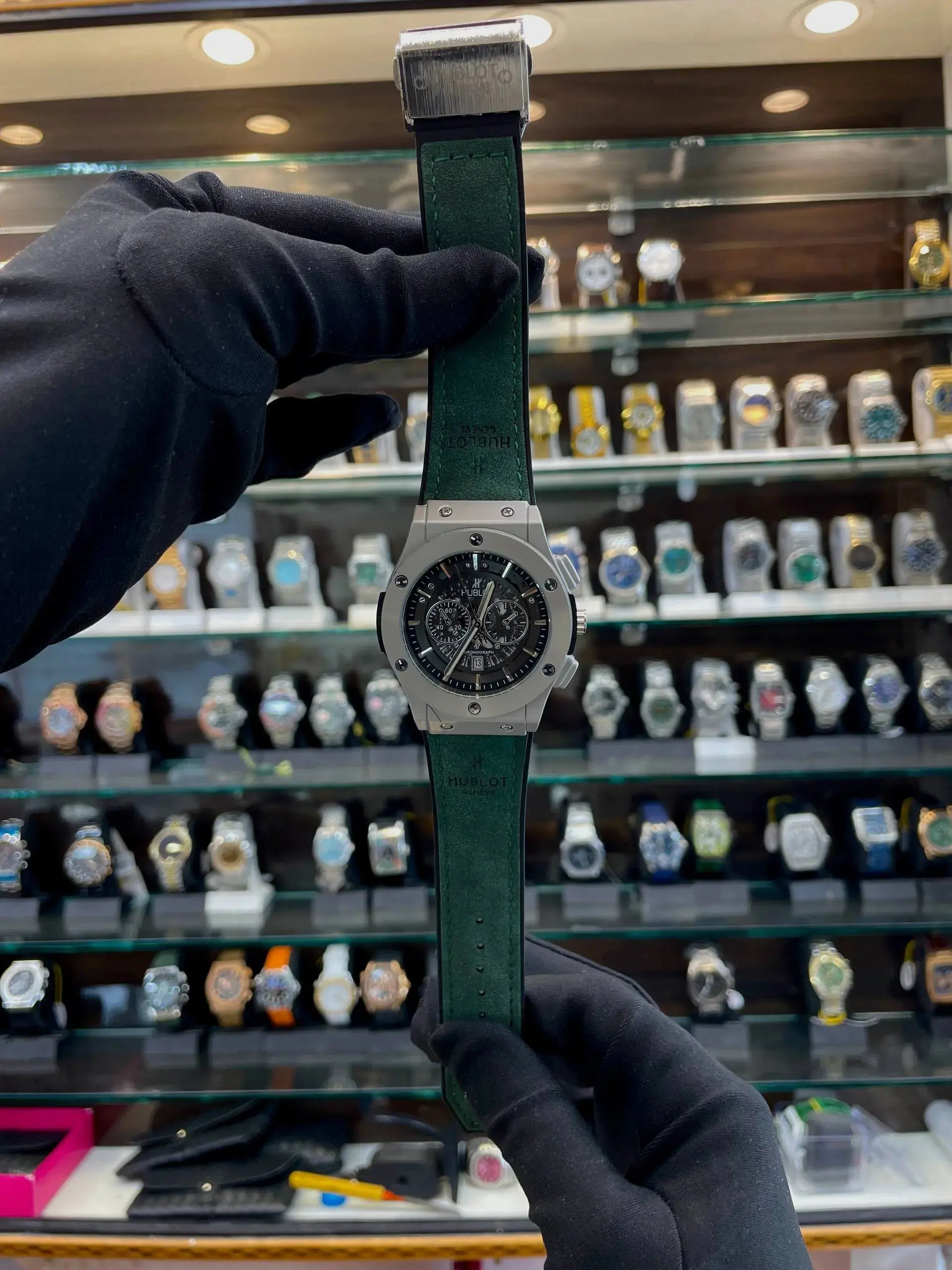 Hublot geneve big bang under budget dark green