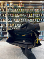 Prada full black hand bag for girls with pouch