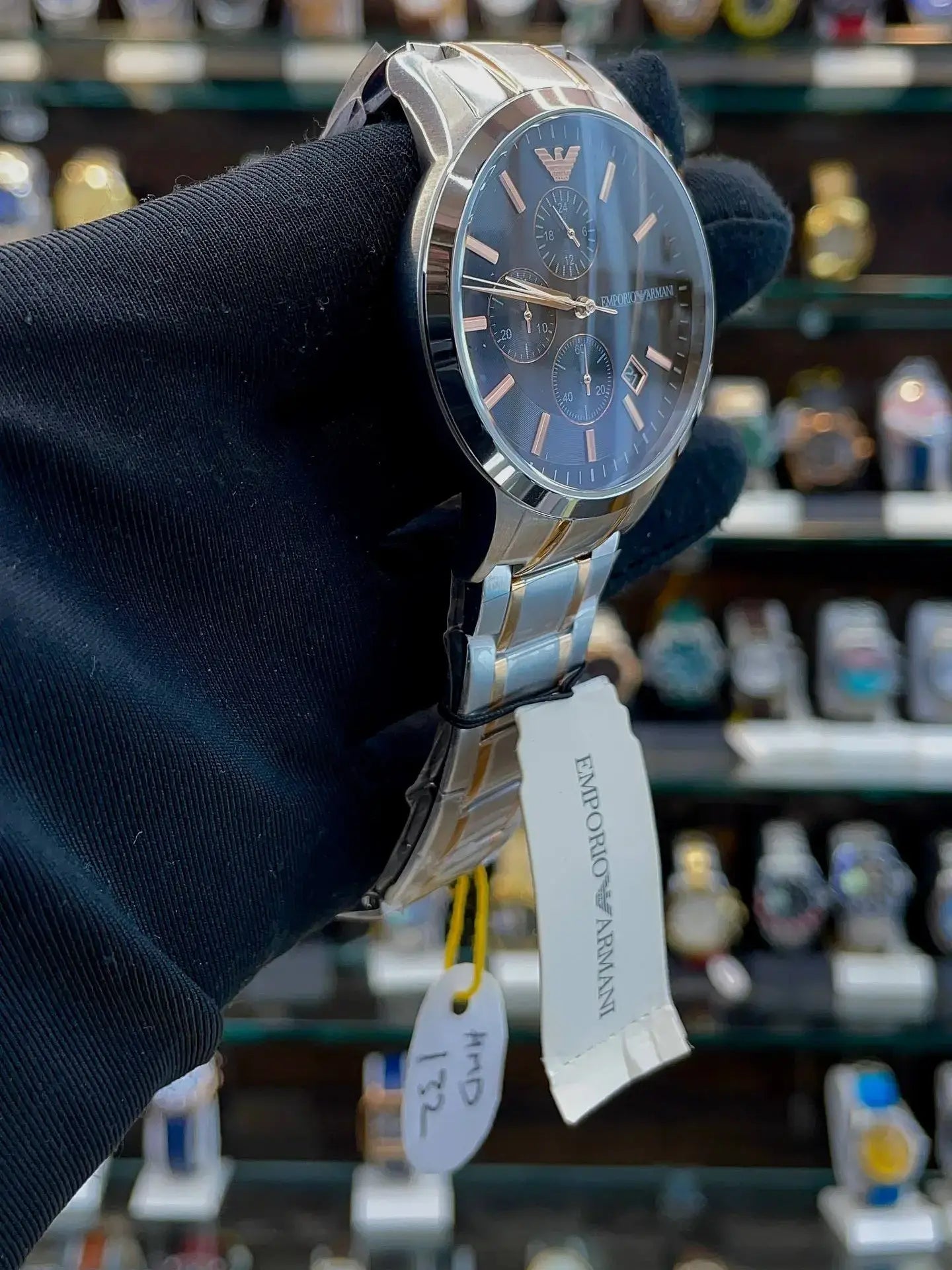 Emporio armani renato ar11165 now in master piece for mens
