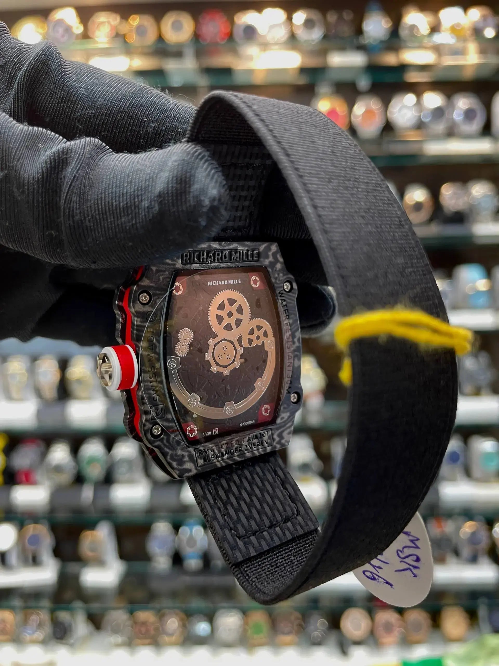 Richard mille rm 67-02 extra slim in under budget black gear dial