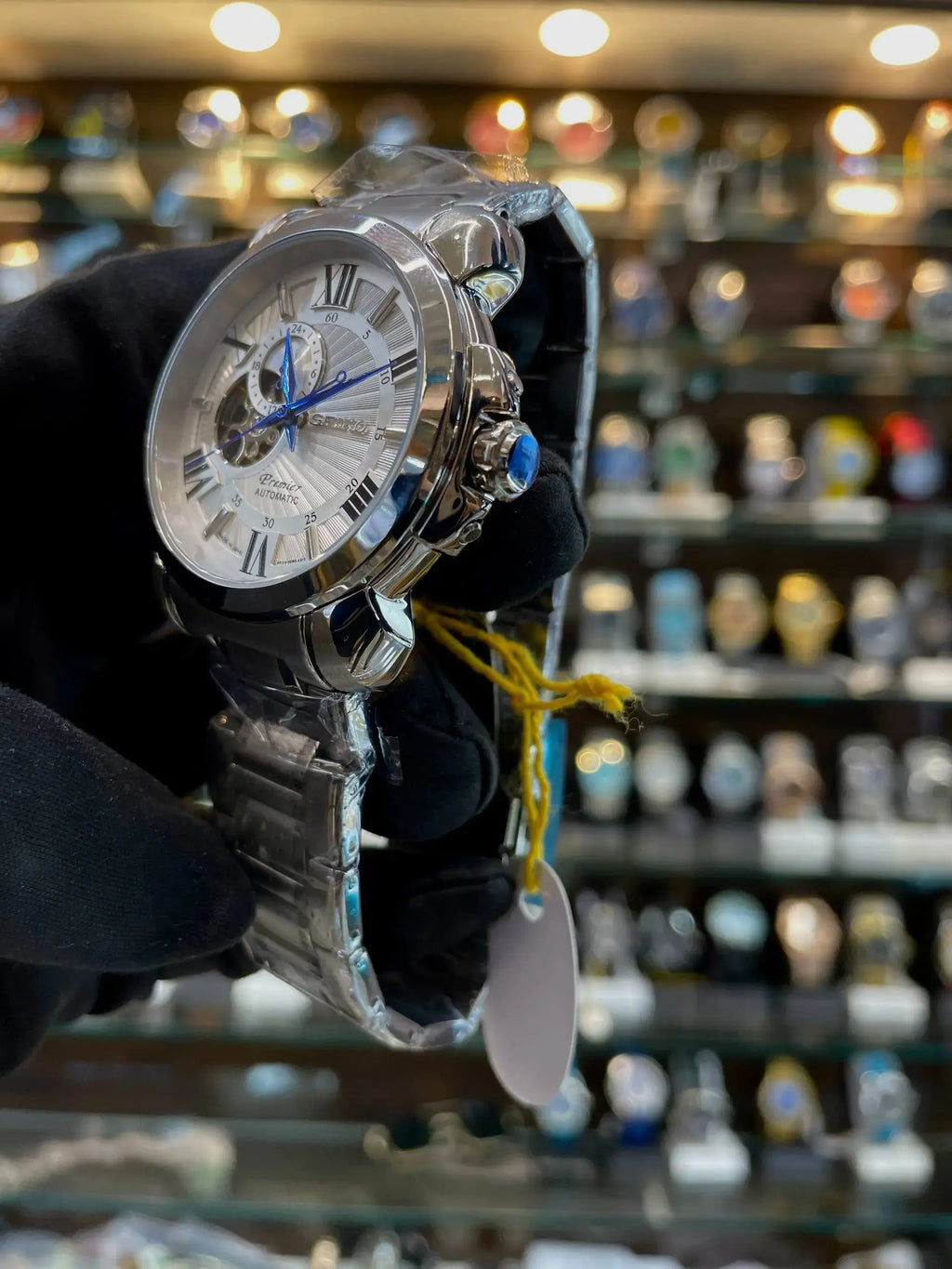 Seiko premier automatic in master piece heart dial
