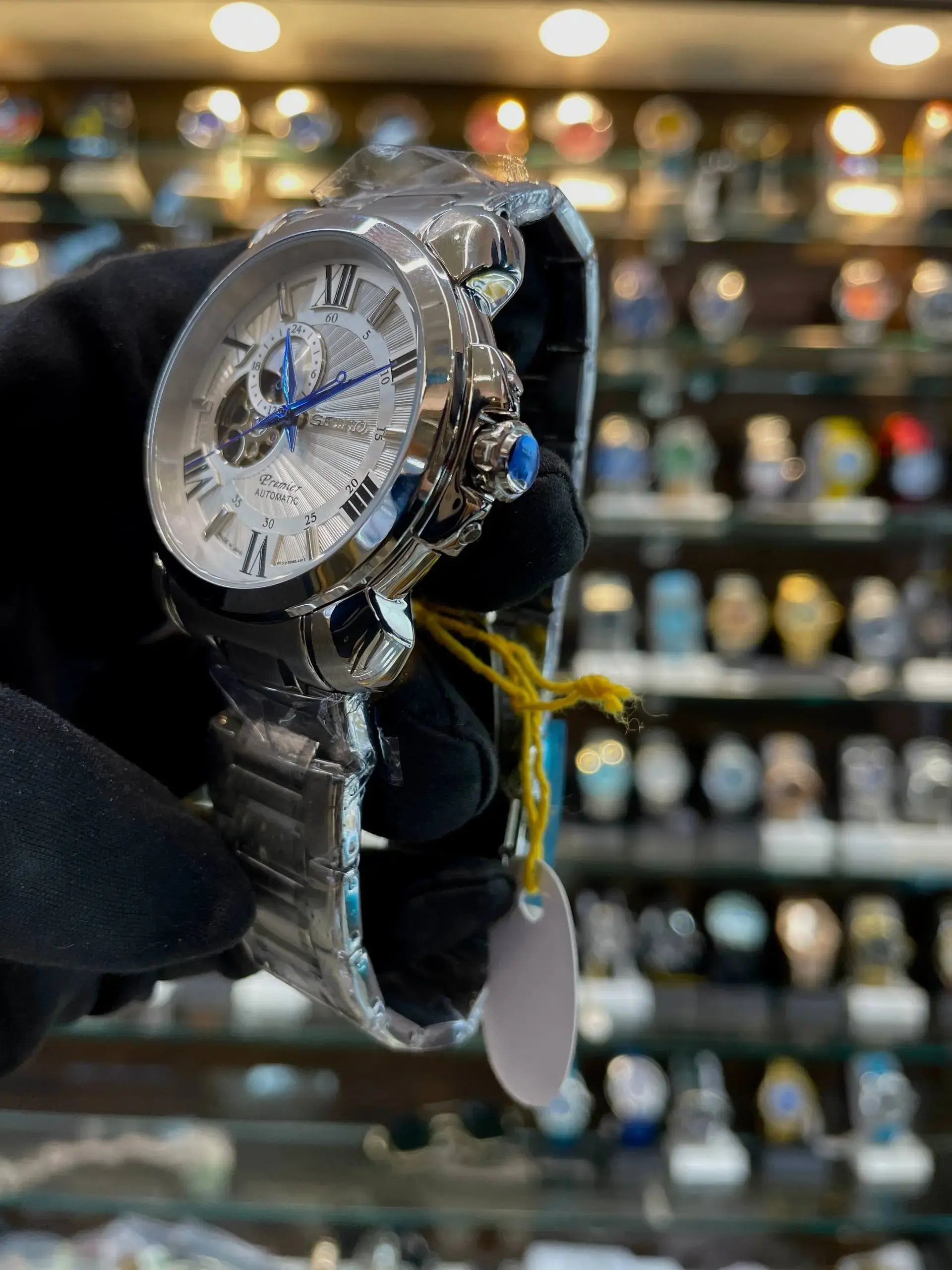 Seiko premier automatic in master piece heart dial