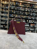 Fendi maroon peekaboo iseeu sling bag in master piece