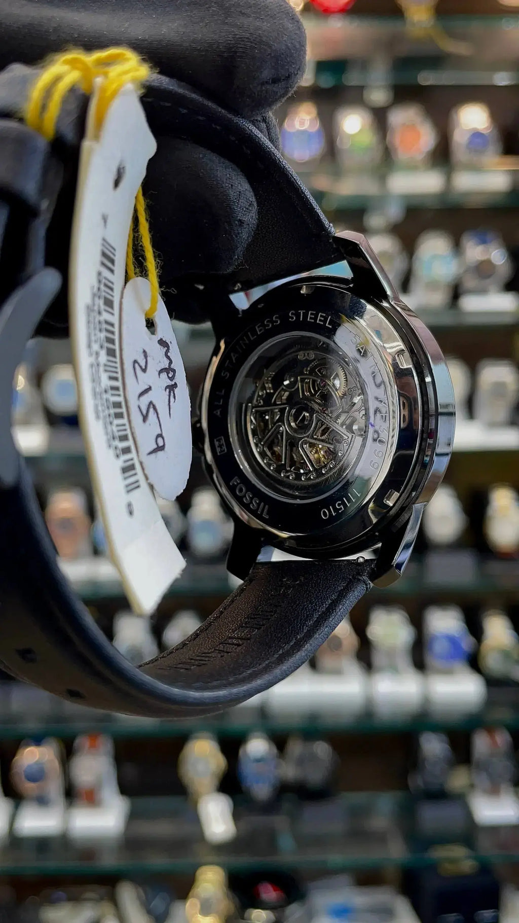 Fossil automatic now in master piece for mens full black