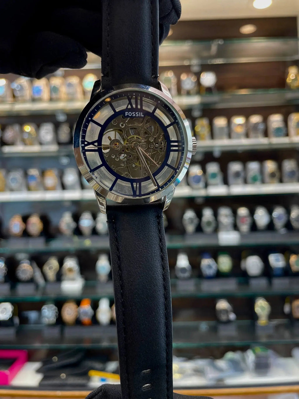 Fossil automatic now in new dial blue dial