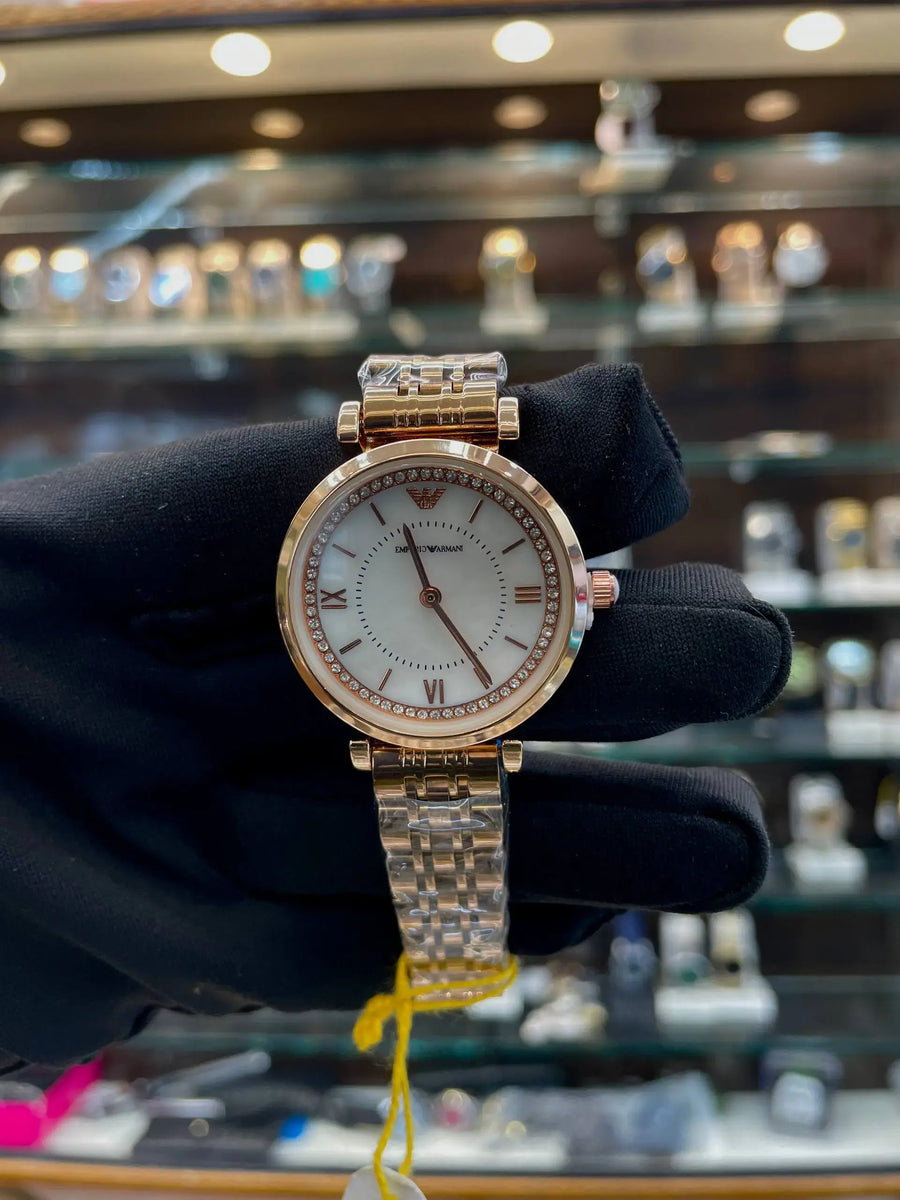 Emporio Armani new diamond dial for girls