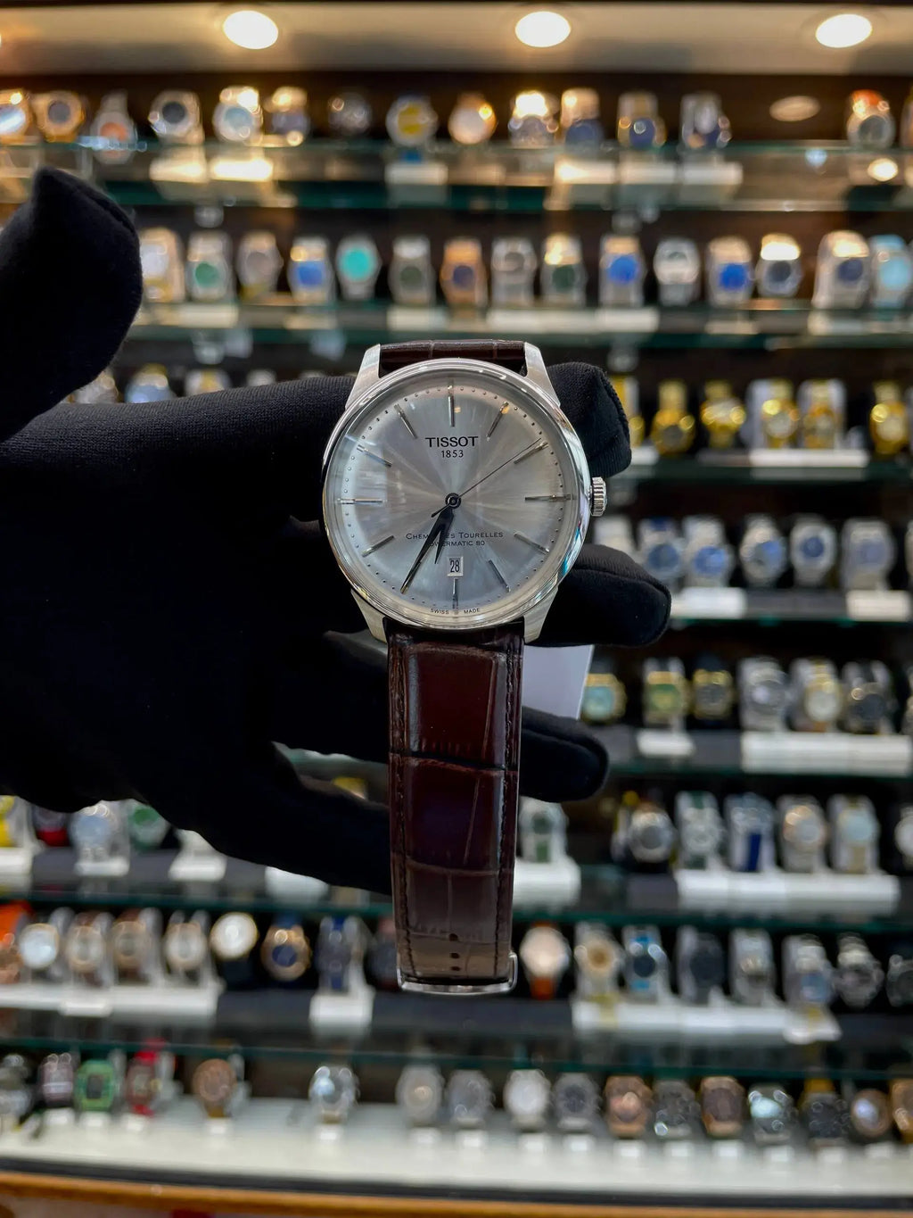 Tissot chemin des tourelles powermatic now in master piece grey dial