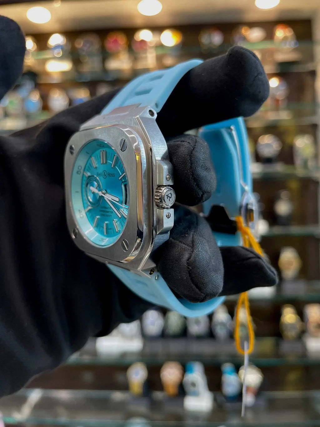Bell & ross br-x5 iridescent ice blue dial in master