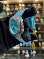 Bell & ross br-x5 iridescent ice blue dial in master