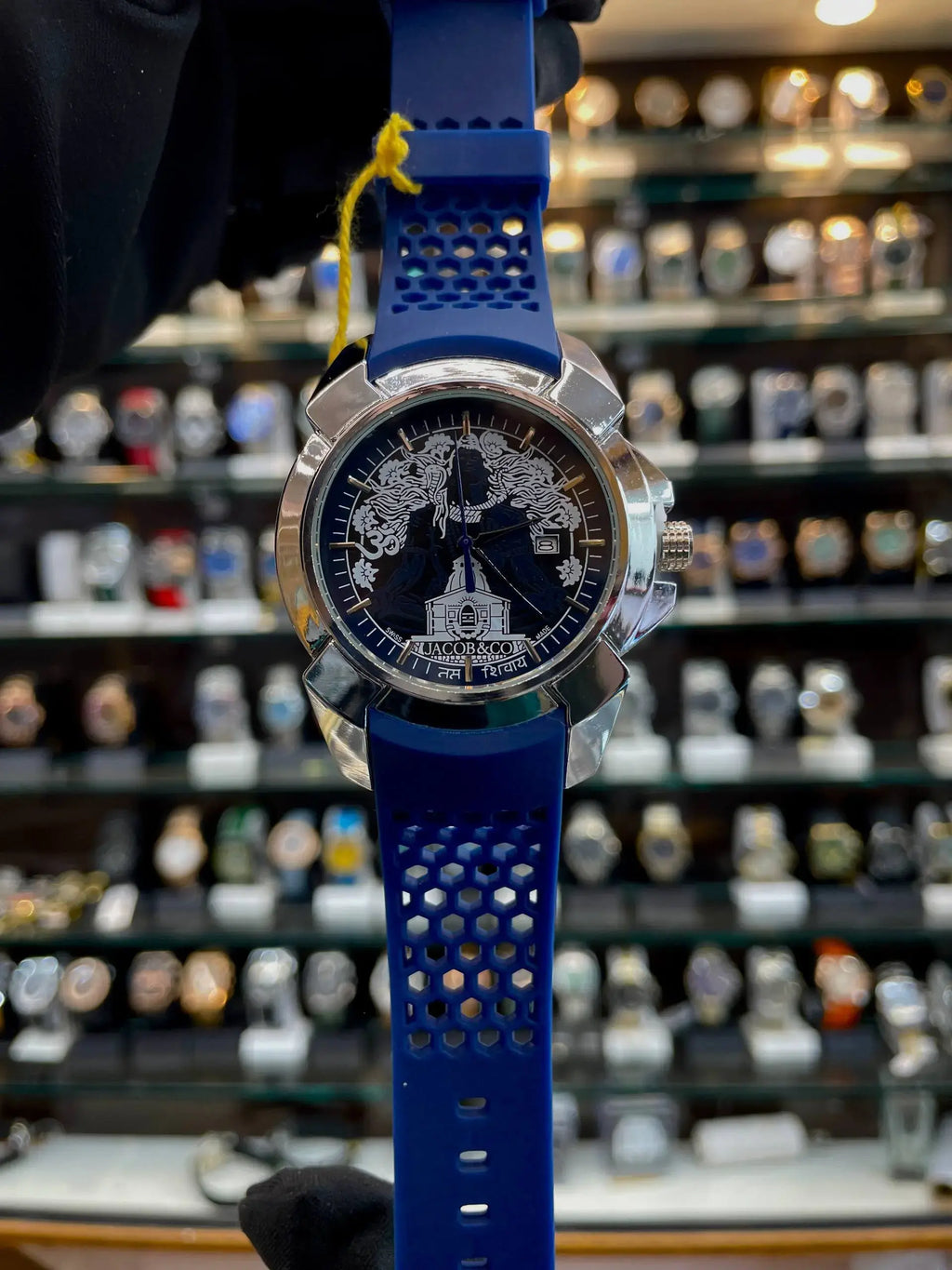 Jacob & co epic x rudra edition under budget for mens navy blue