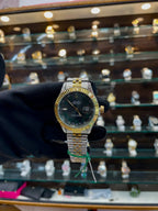 Rolex date just diamond body for mens under budget black dial