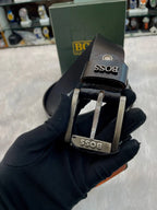 Hugo Boss premium leather belt for mens