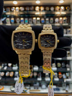 Fossil Machine Luxe Limited-Edition in couple set black dial