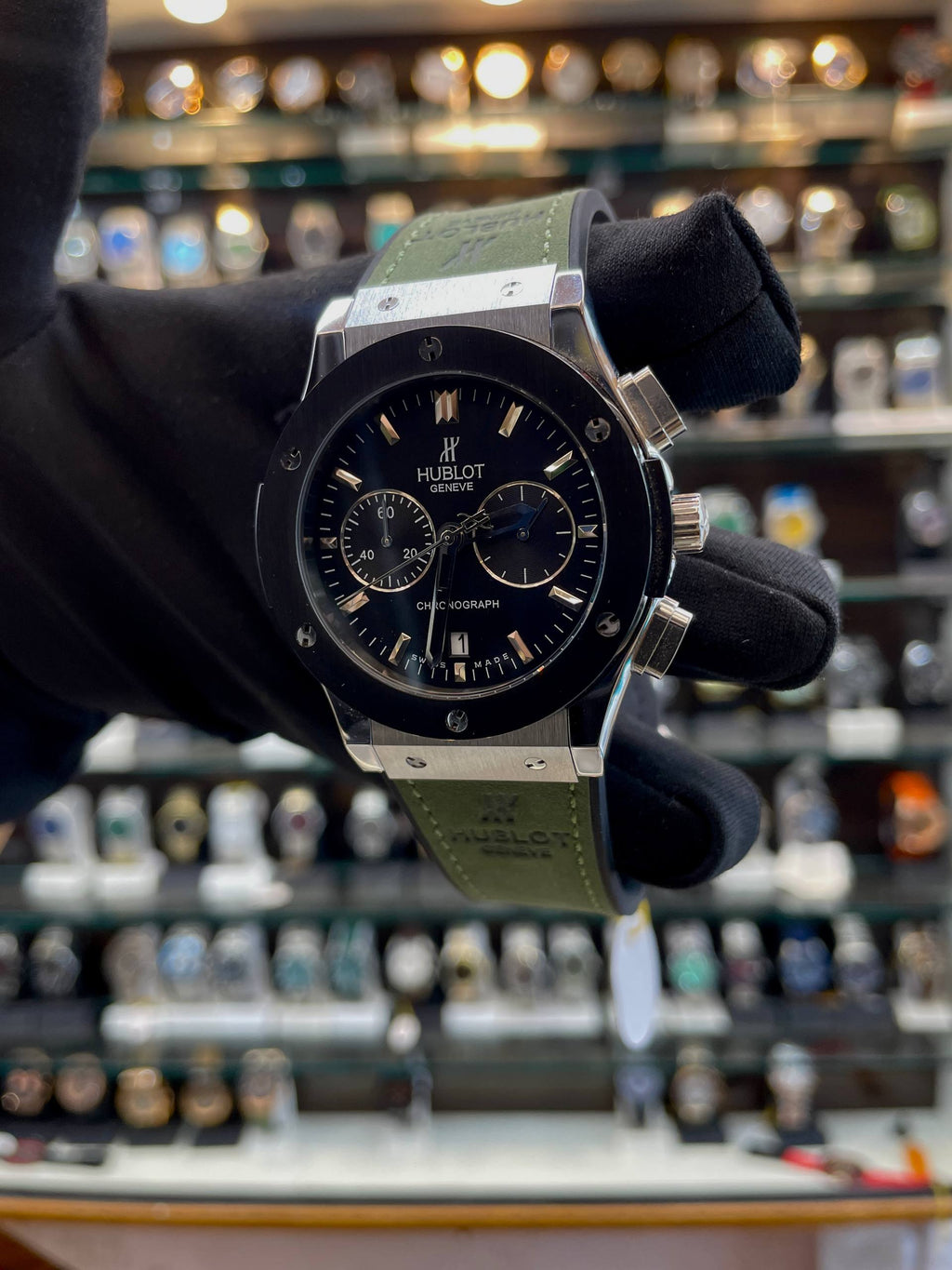 Hublot Big Bang Metal Body Heavy Quality for men green