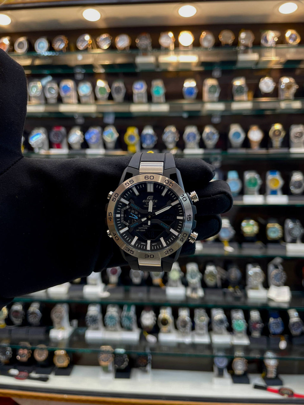 Casio Edifice ECB-2000 now in master piece silicon strap
