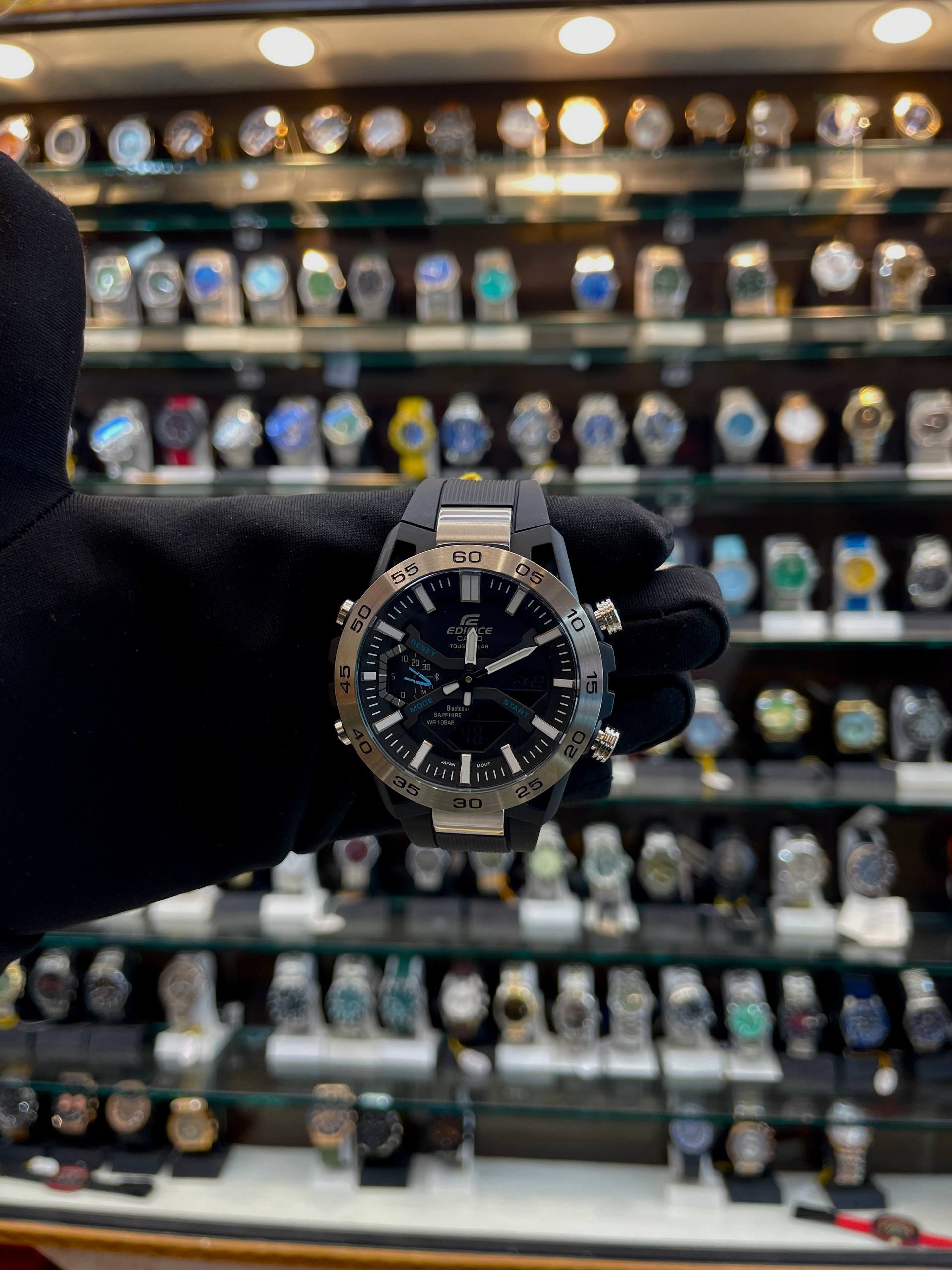 Casio Edifice ECB-2000 now in master piece silicon strap