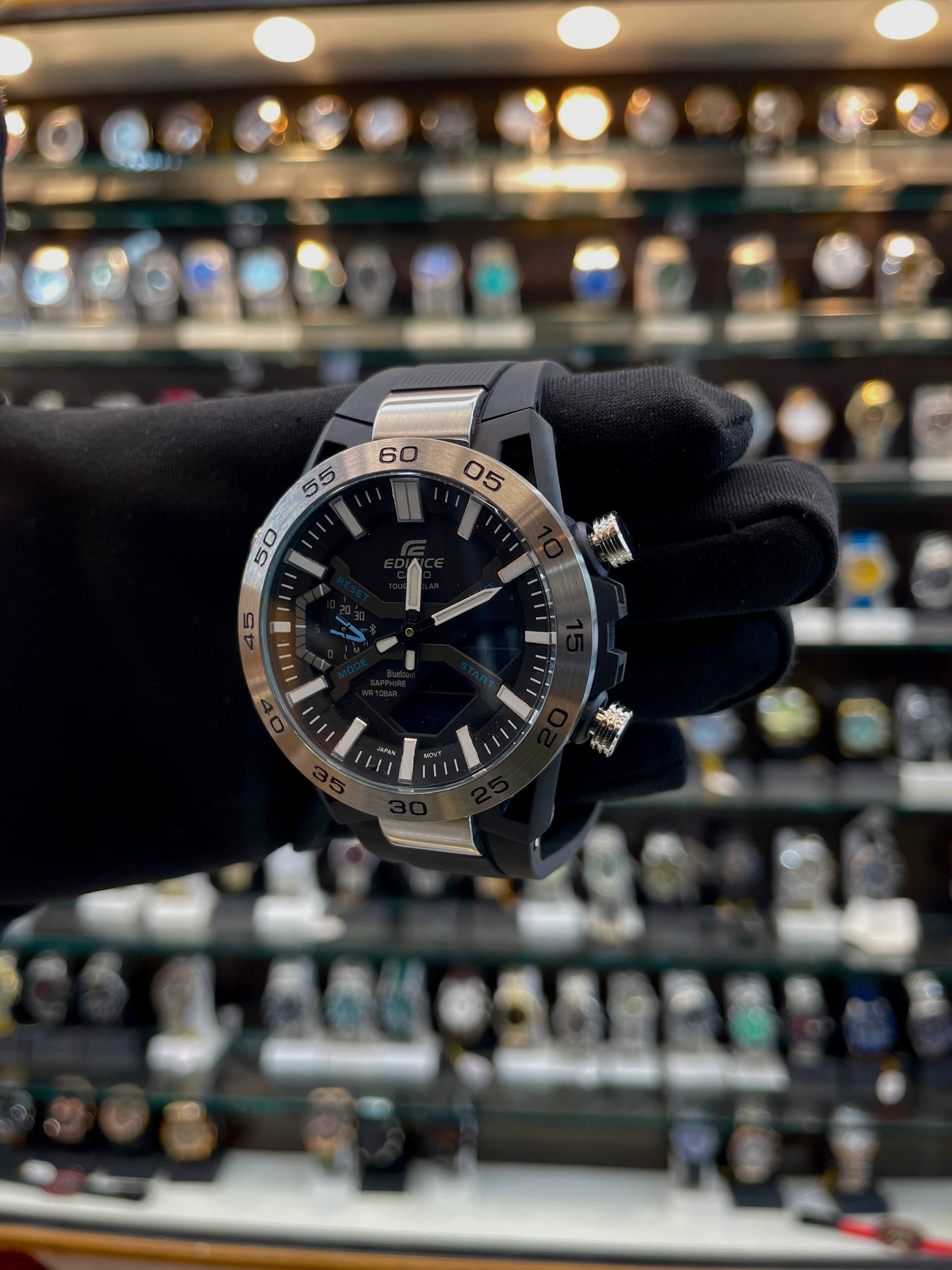 Casio Edifice ECB-2000 now in master piece silicon strap
