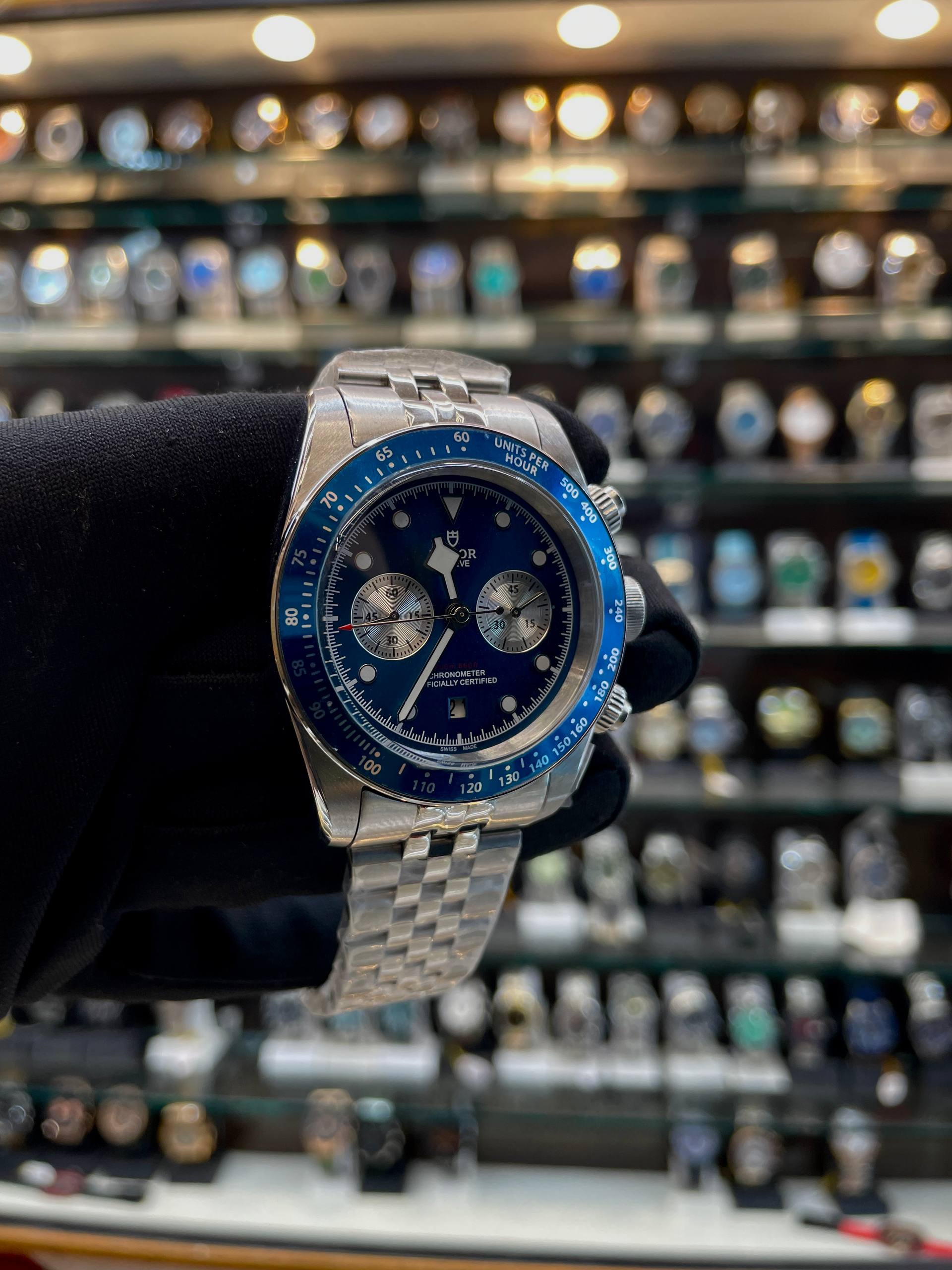 Tudor Black Bay Chrono Boutique edition in master piece