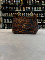 DOLCE & GABBANA MISS SICILY BAG IN LEOPARD 🐆 PRINT LEATHER