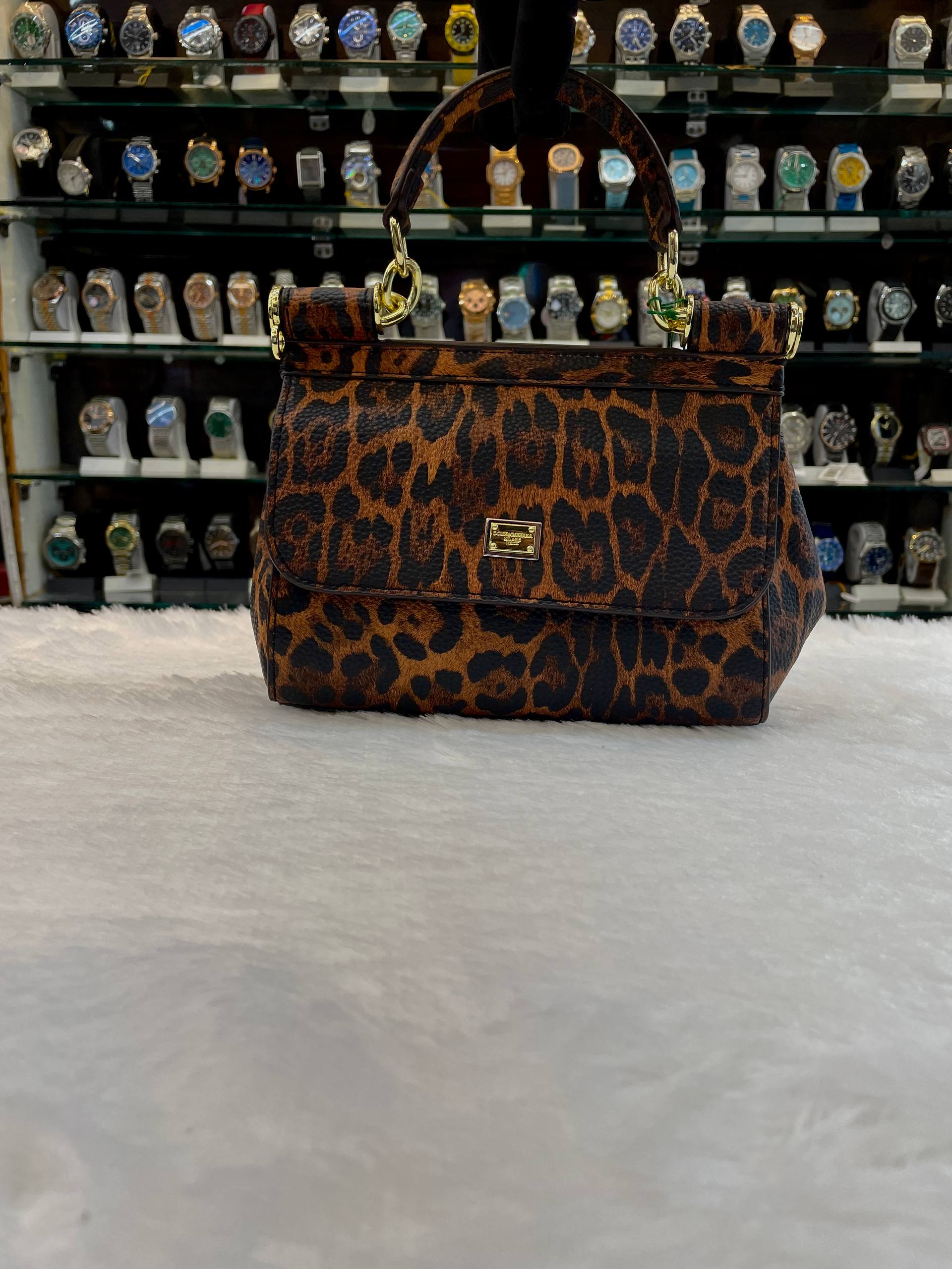 DOLCE & GABBANA MISS SICILY BAG IN LEOPARD 🐆 PRINT LEATHER