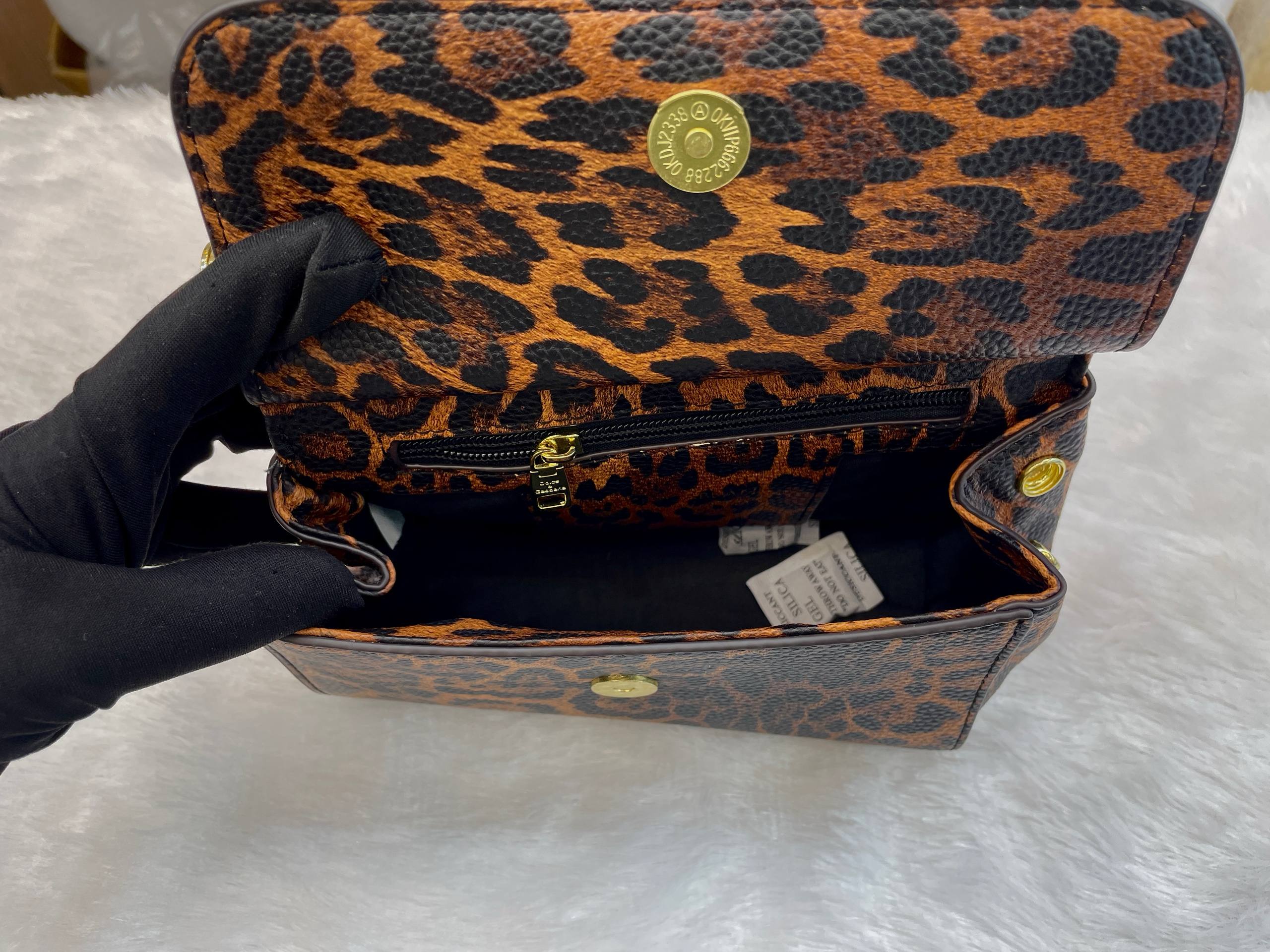 DOLCE & GABBANA MISS SICILY BAG IN LEOPARD 🐆 PRINT LEATHER
