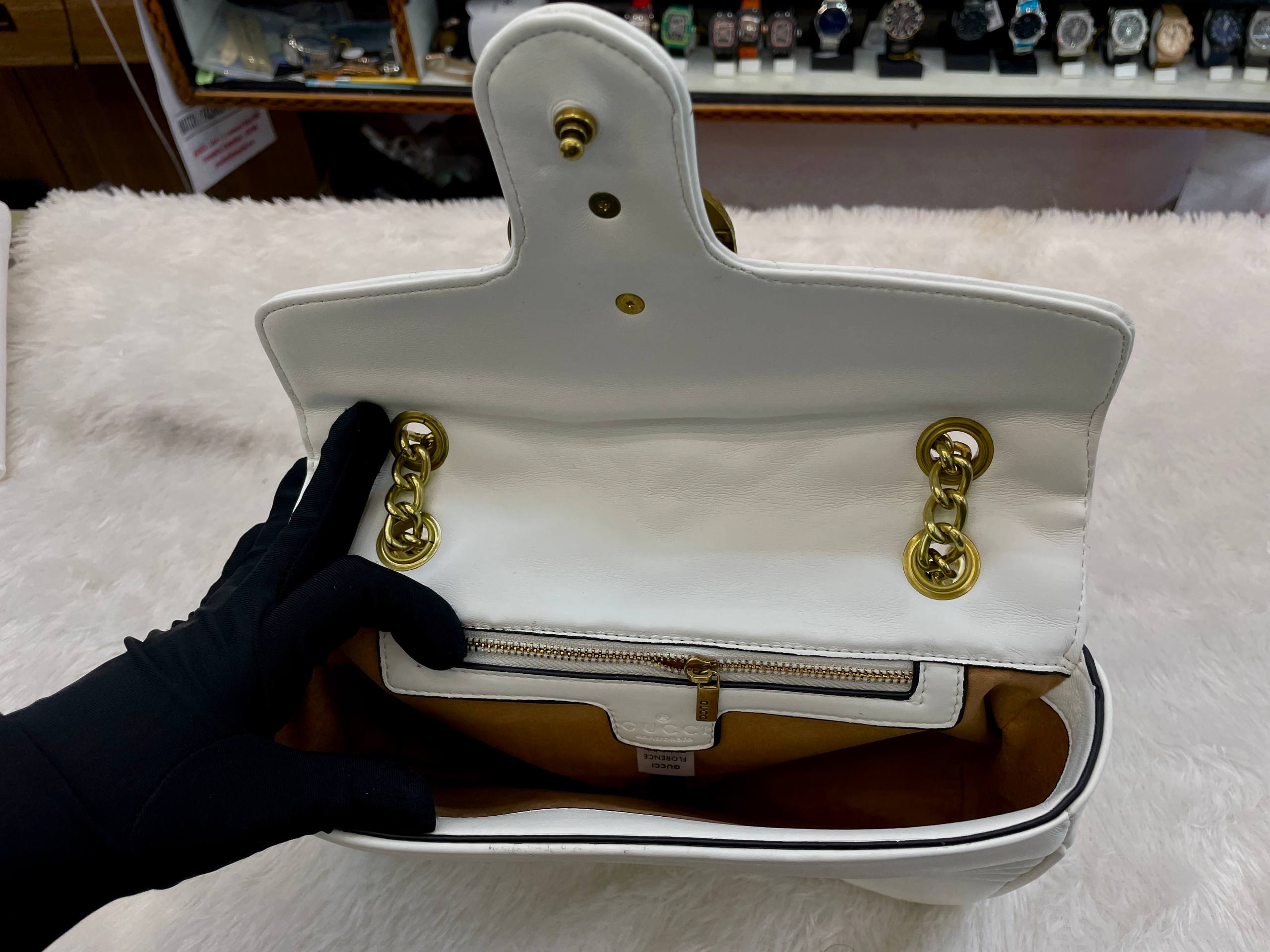 Gucci mini GG Marmont shoulder bag