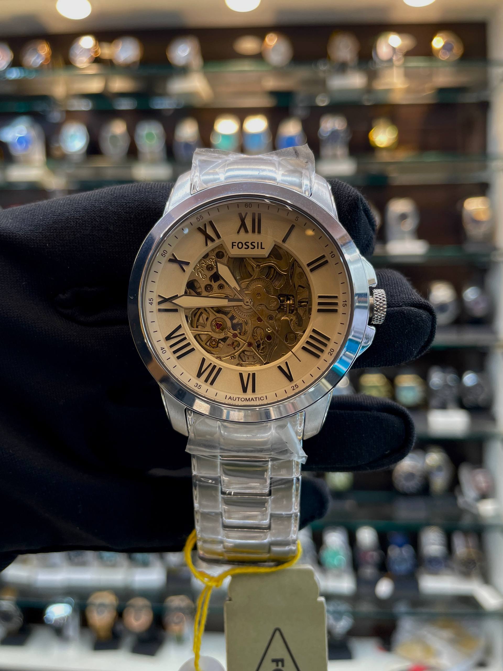 FOSSIL GRANT AUTOMATIC ⚙️ NOW IN MASTER PIECE 🔥 CREAM DIAL 💝
