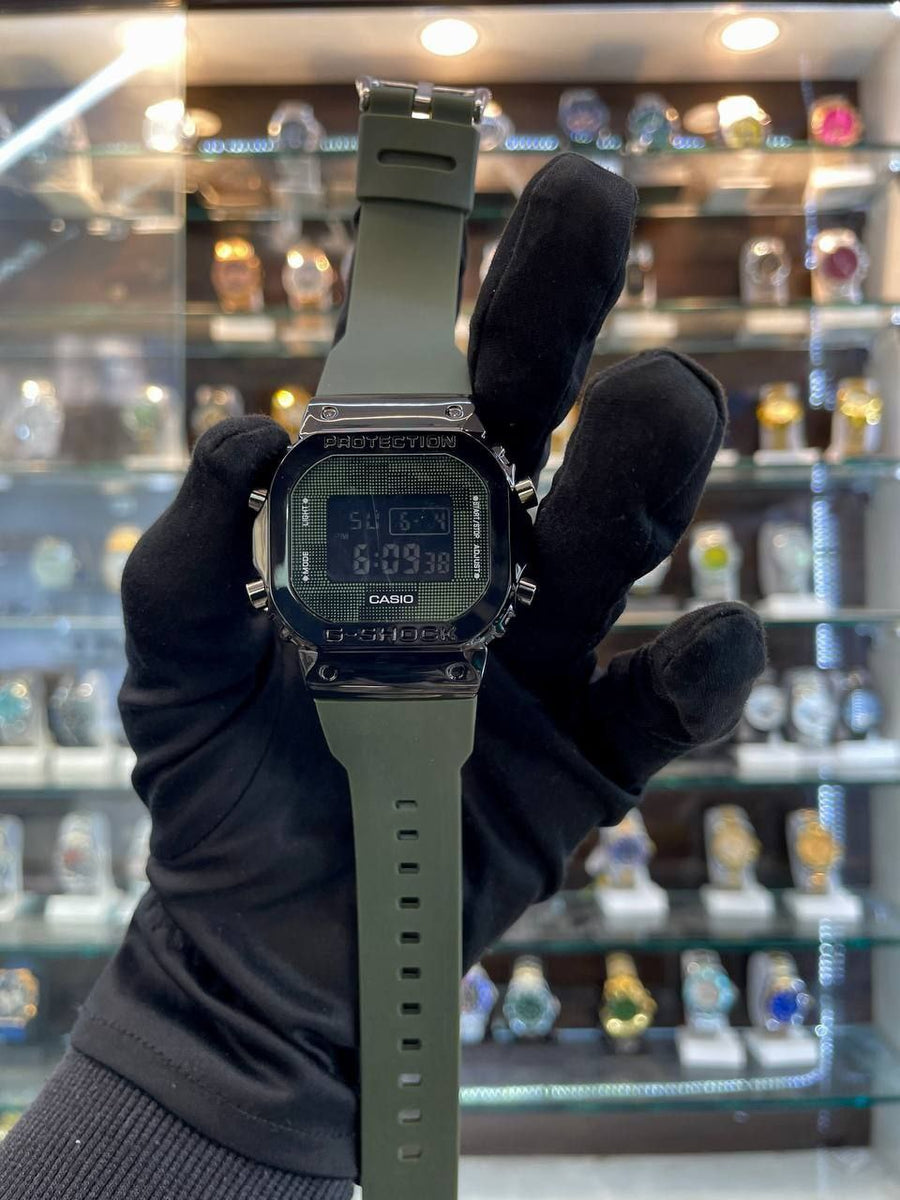 GShock Casio Tough Solar  Screen Camo Green Body