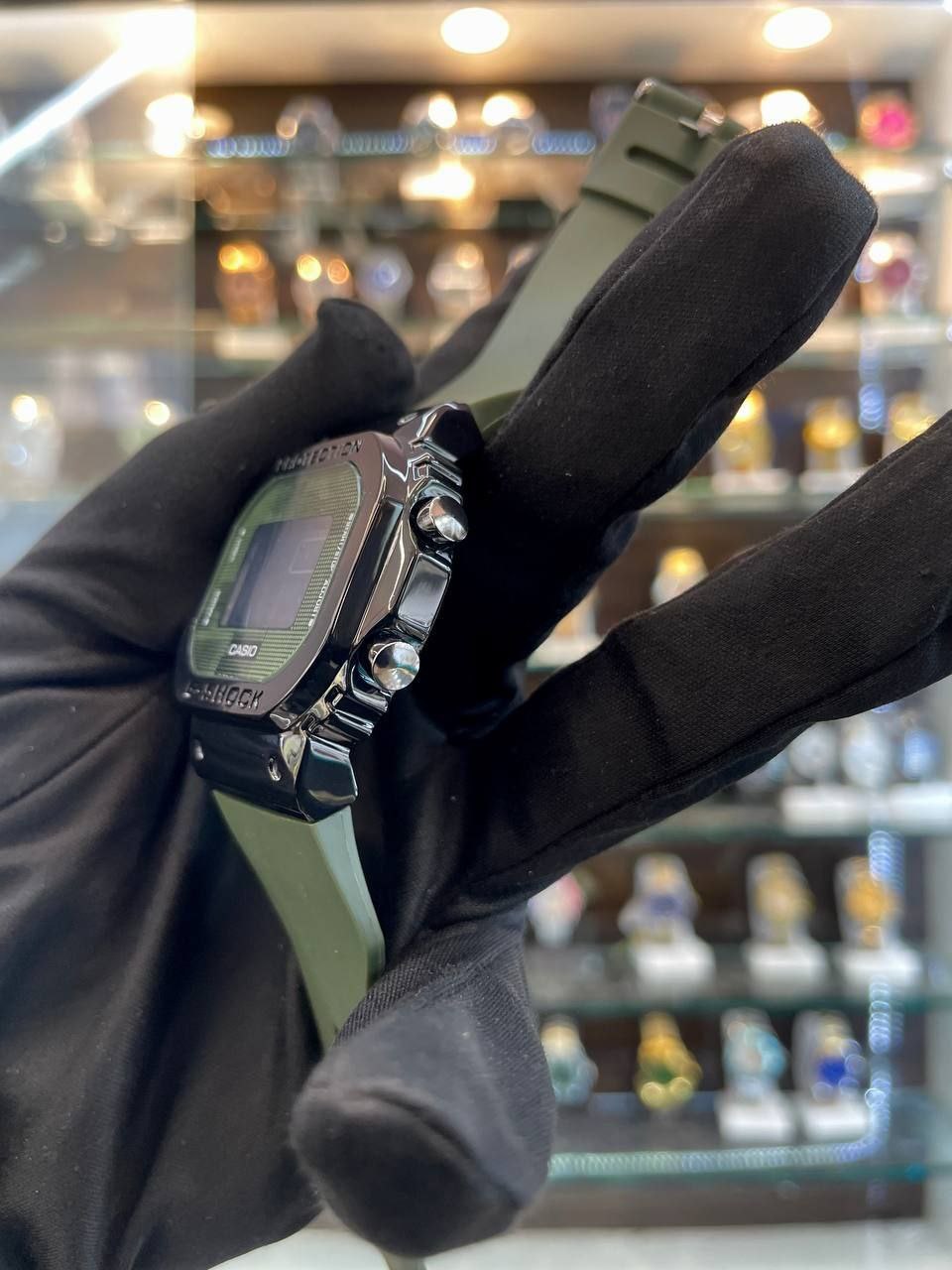 GShock Casio Tough Solar  Screen Camo Green Body