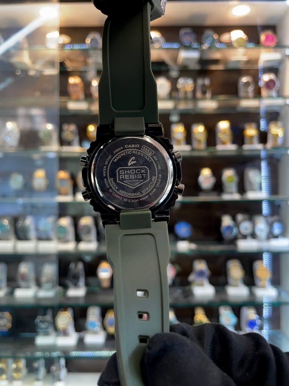 GShock Casio Tough Solar  Screen Camo Green Body