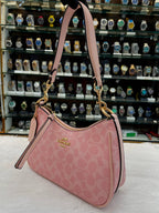 COACH TERI MINI CROSSBODY BAG IN SIGNATURE CANVAS FOR GIRLS 🤩 PINK