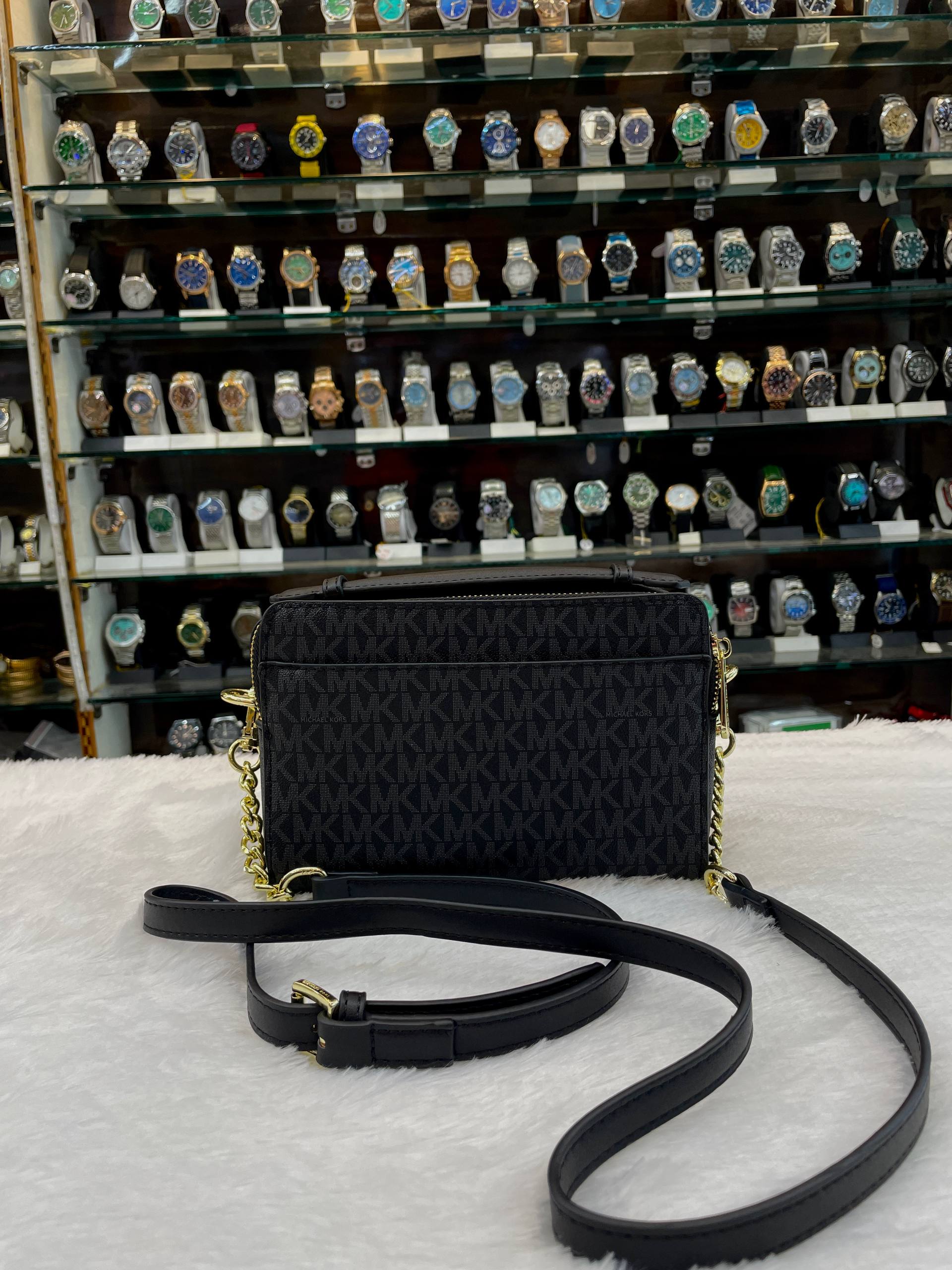 MICHAEL KORS JET SET Set CROSSBODY BAG FULL BLACK FOR GIRLS